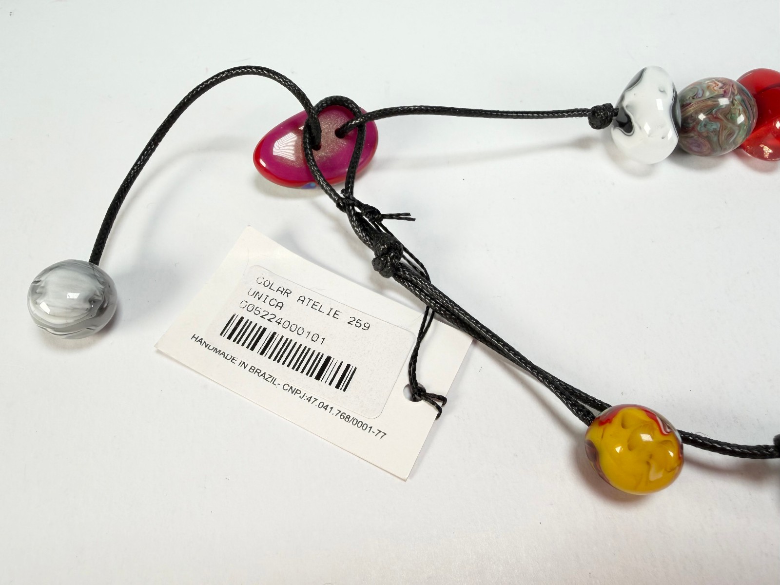 Sobral – Multi-Colour “Pebbles” Studio Creation Resin Necklace ( 000000 )