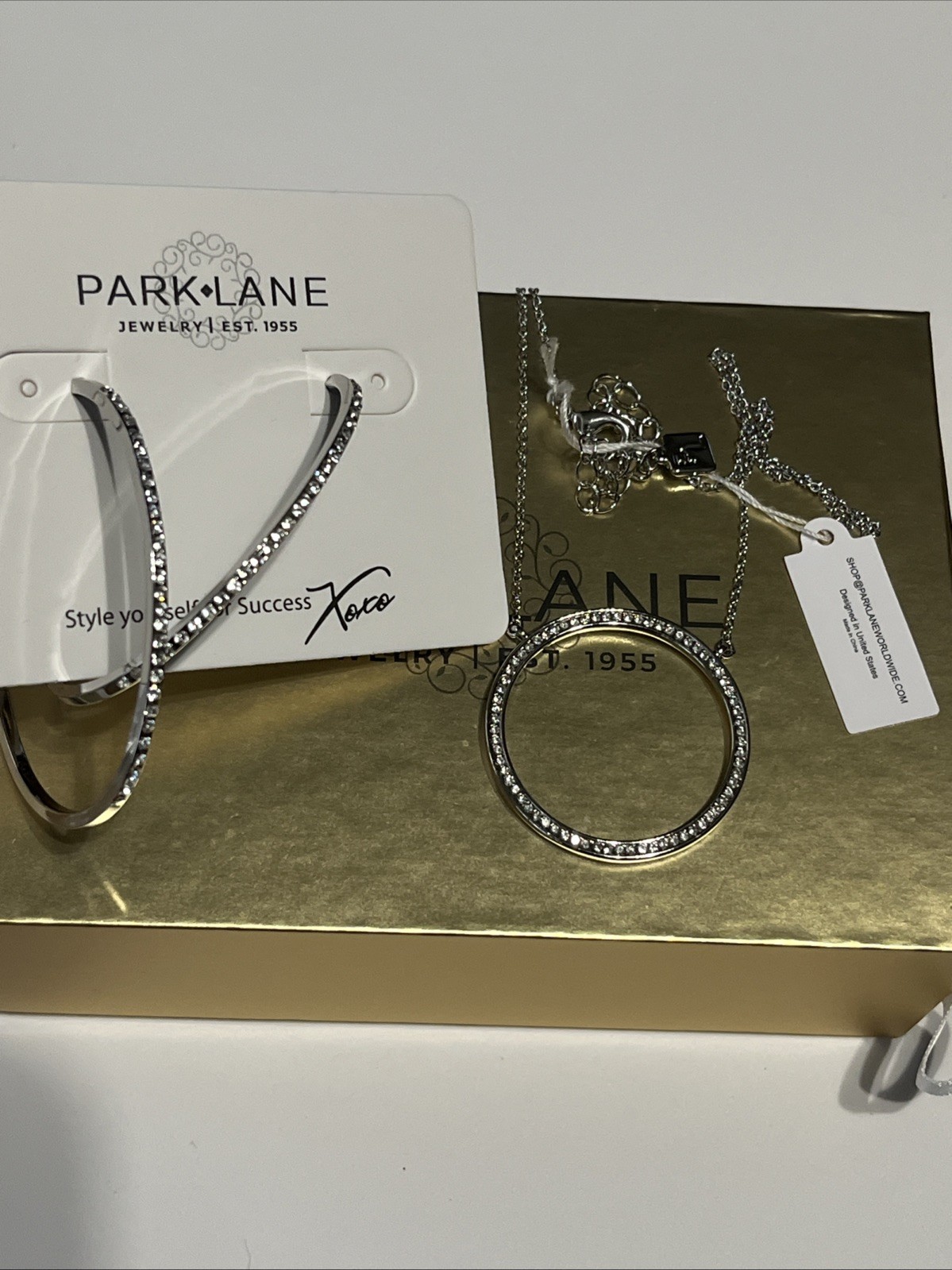 Park Lane Silver Tone Lulu Necklace & Earrings Set – January 2023 Sparkle Box