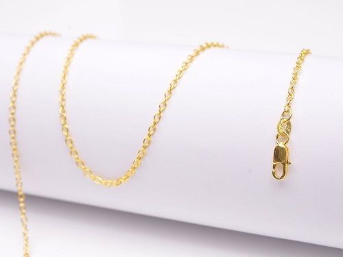 19″ 1 PCS Jewelry 18K GOLD Plated Chain Necklace UNISEX TEENAGER WOMEN