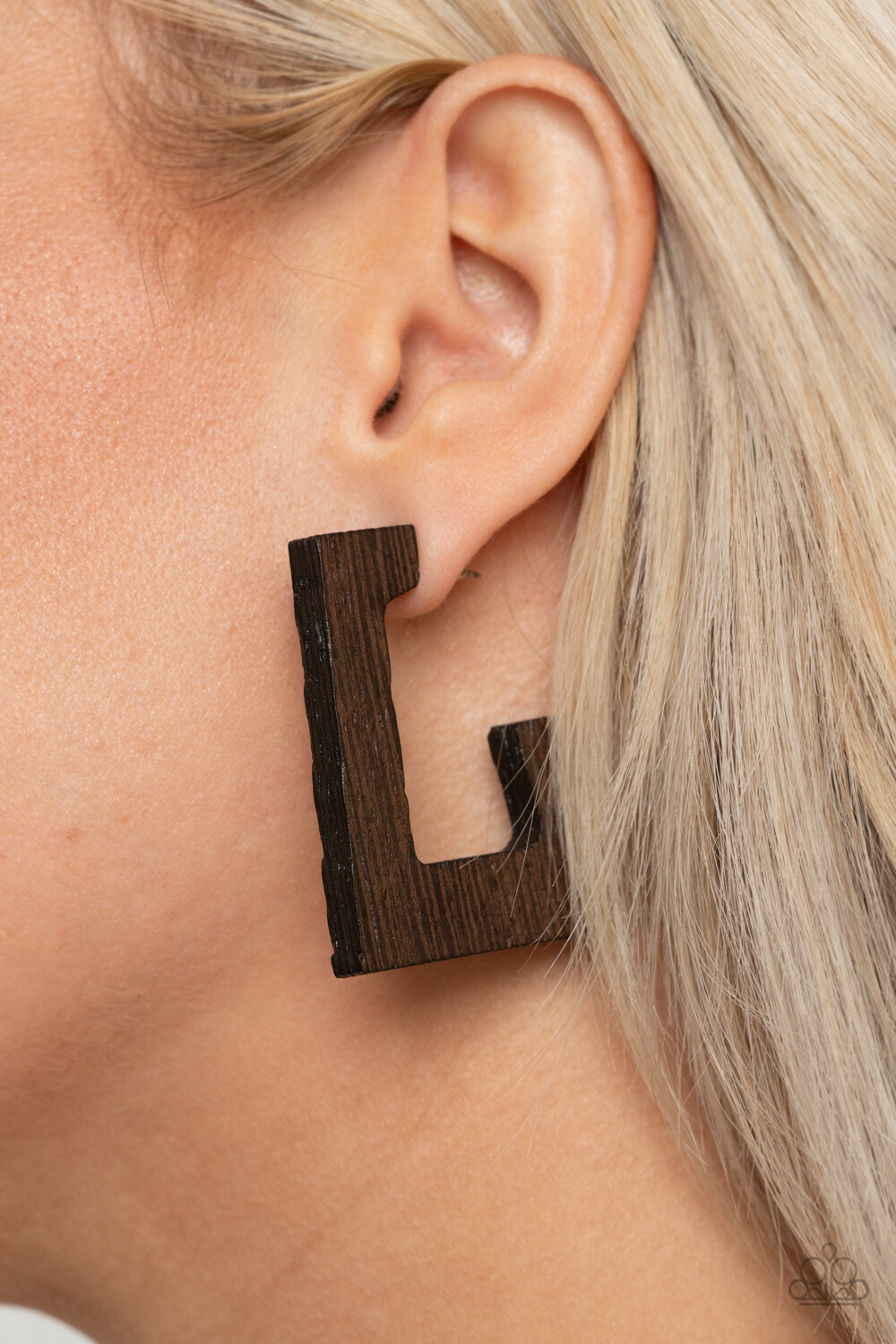 Paparazzi ~ The Girl Next OUTDOOR Brown Wooden Earrings ~ 🔥*NEW RELEASE 2021*🔥