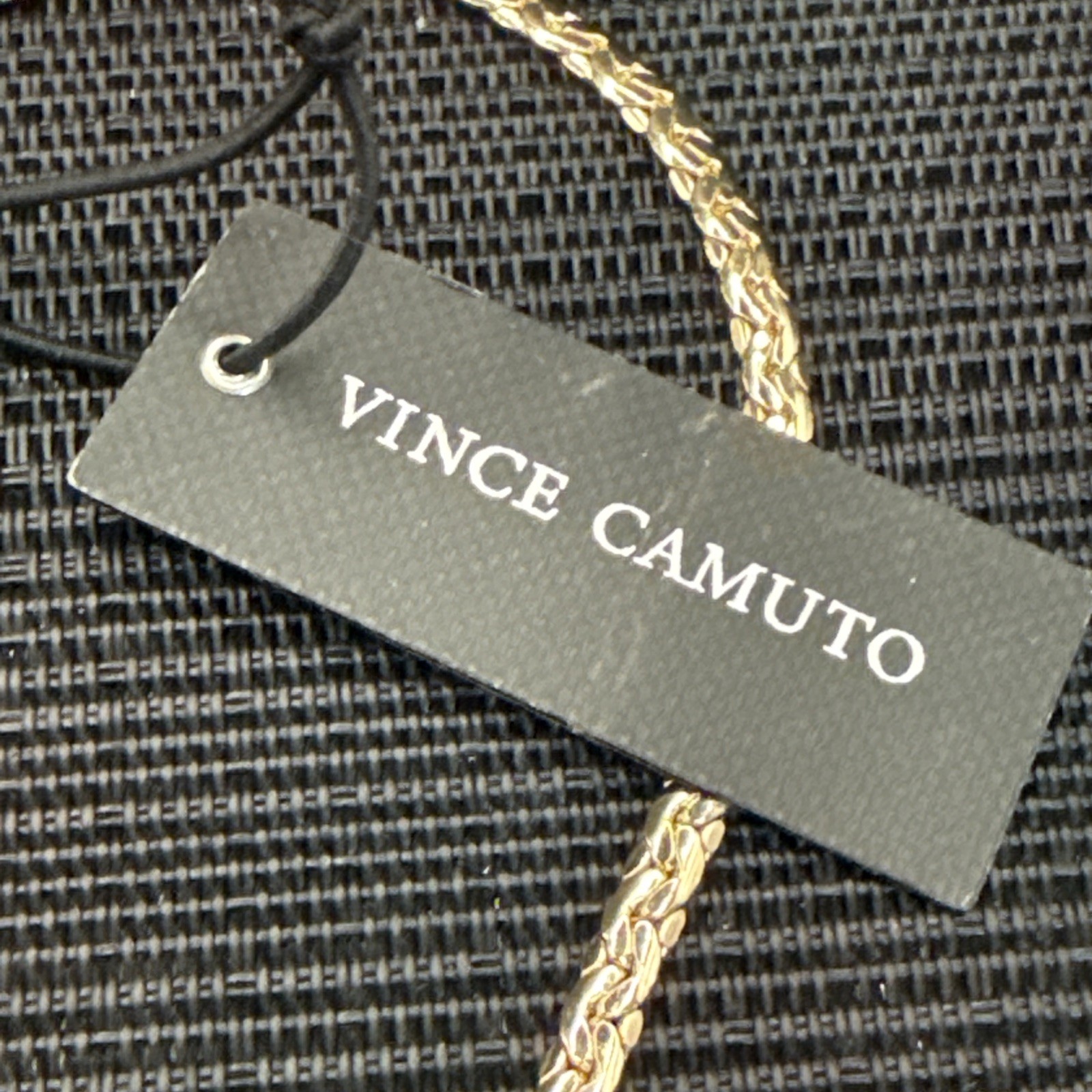 Vince Camuto Cubic Zirconia Tennis Strand Statement Necklace Adjustable 18–20”