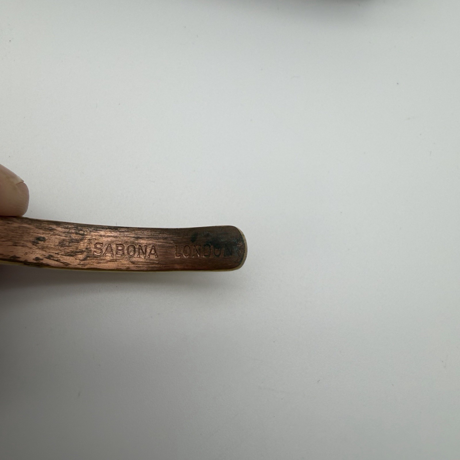 Men’s Vintage Sabona London Copper Gold Tone Layered Cuff Bracelet USA Made