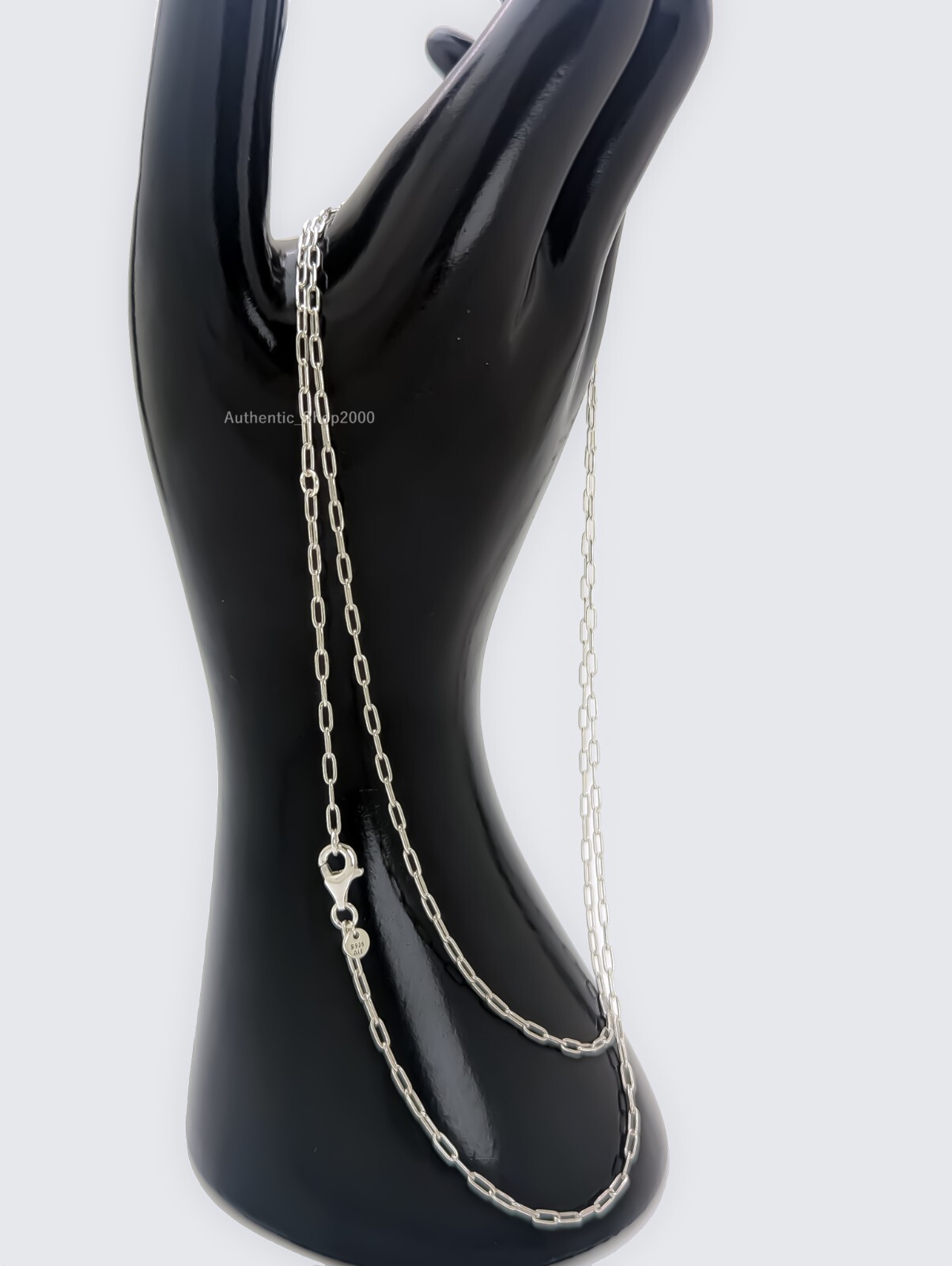 NEW 100% Authentic PANDORA 925 Silver Elongated Link Chain Necklace 393416C00