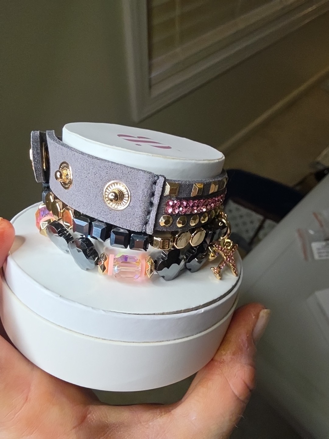 RBP6945 Lets Travel The World Lab Created Sones Gold Plating