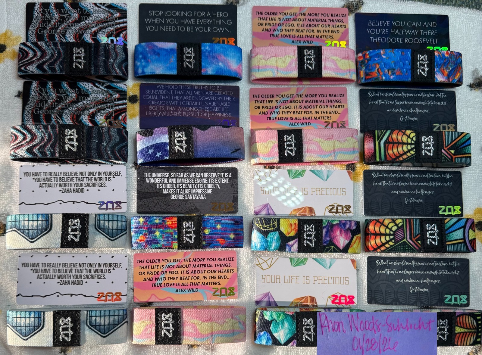 Zox Wristbands – NEW!