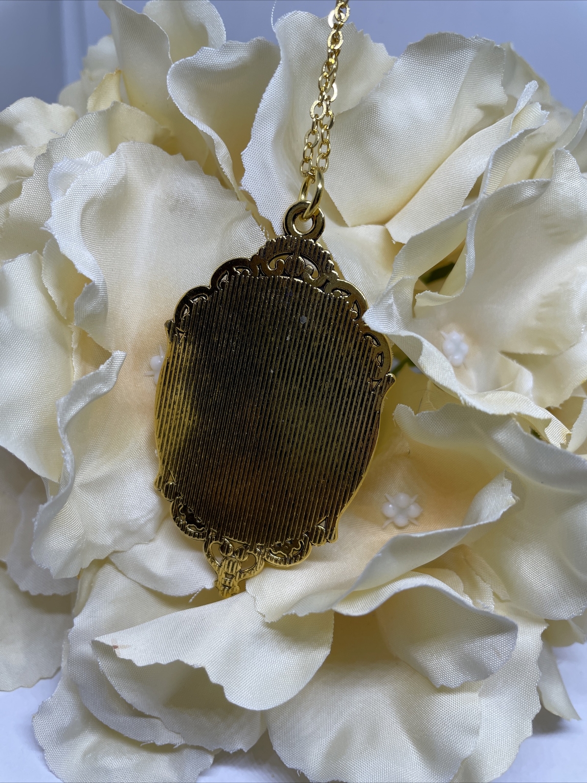 Octopus Ivory Black Cameo Gold Necklace Ocean Nautical Beach Kraken Nautical