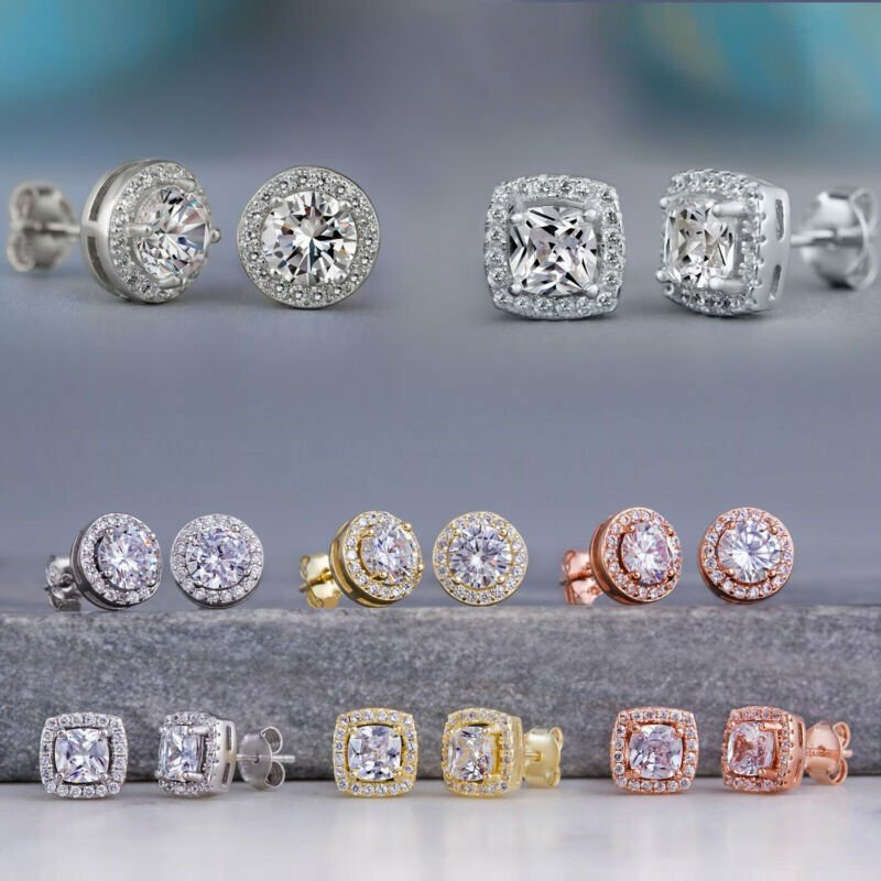 Elegant Women Cubic Zircon Dangle Earrings Crystal CZ Drop Earrings Jewelry Gift