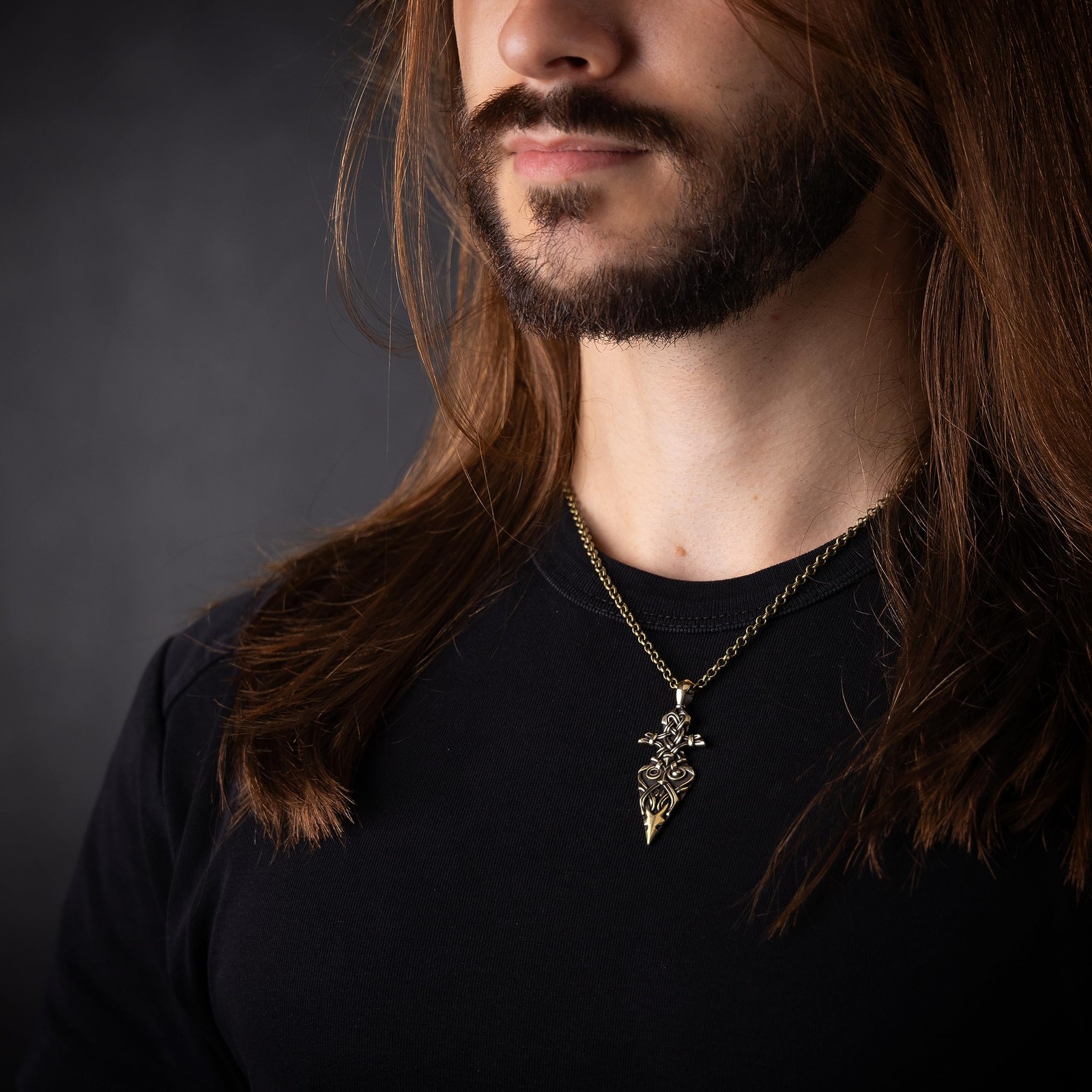 – Viking Odin Gungnir Spear Pendant Necklace Charm Talisman Jewelry – Viking …