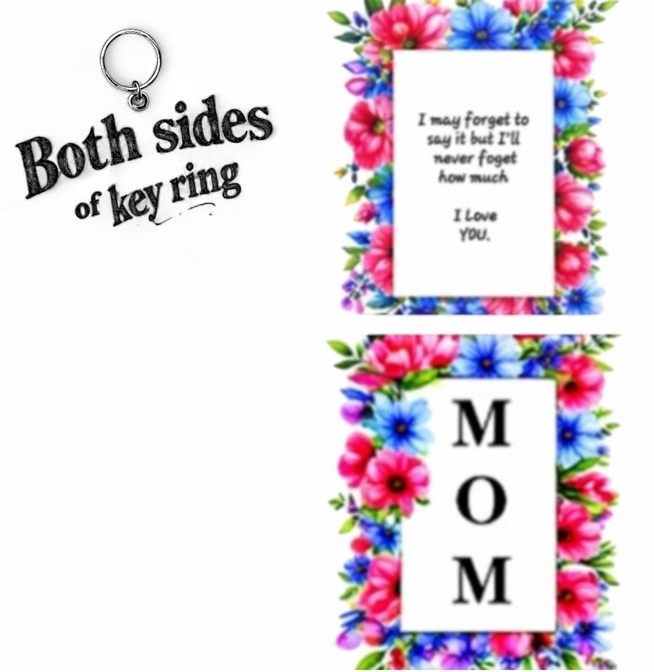 Mother’s Day Gift Set for Mom – Bracelet, Earrings, Keychain & Magnet – Handmade