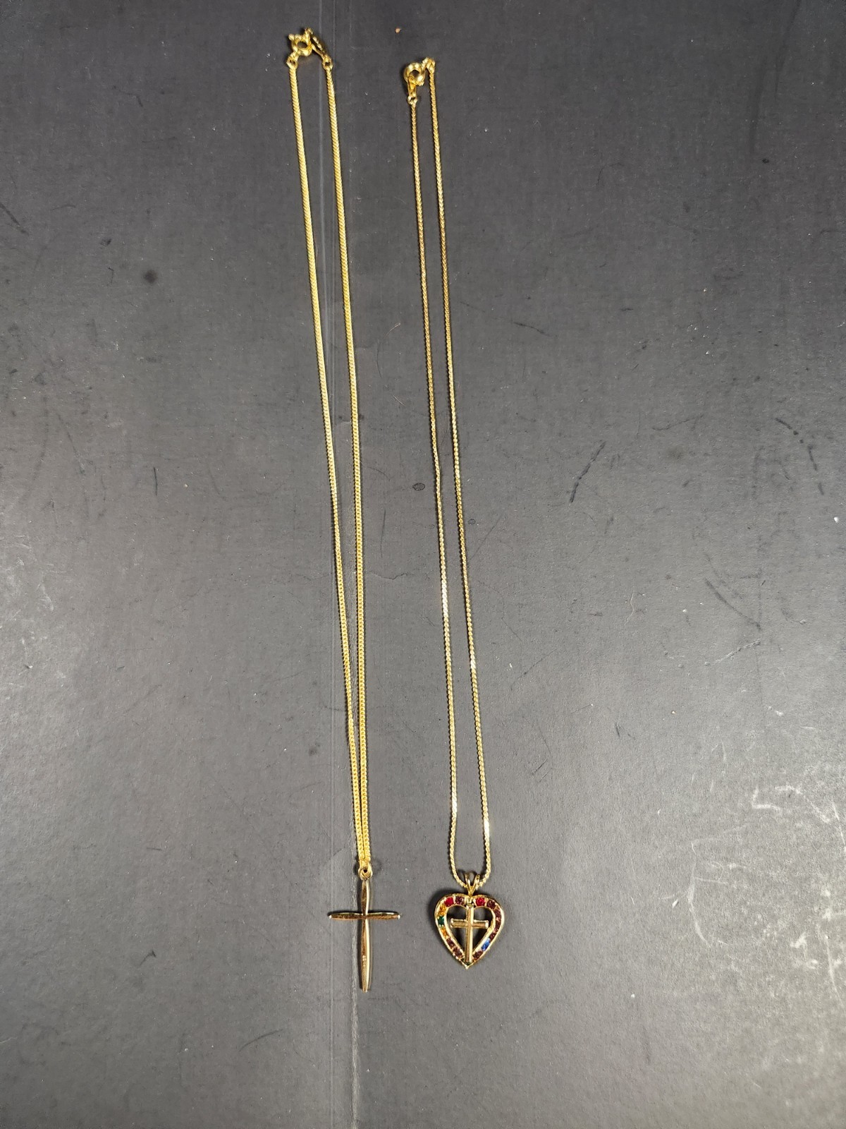 Gold Toned Religious Necklaces