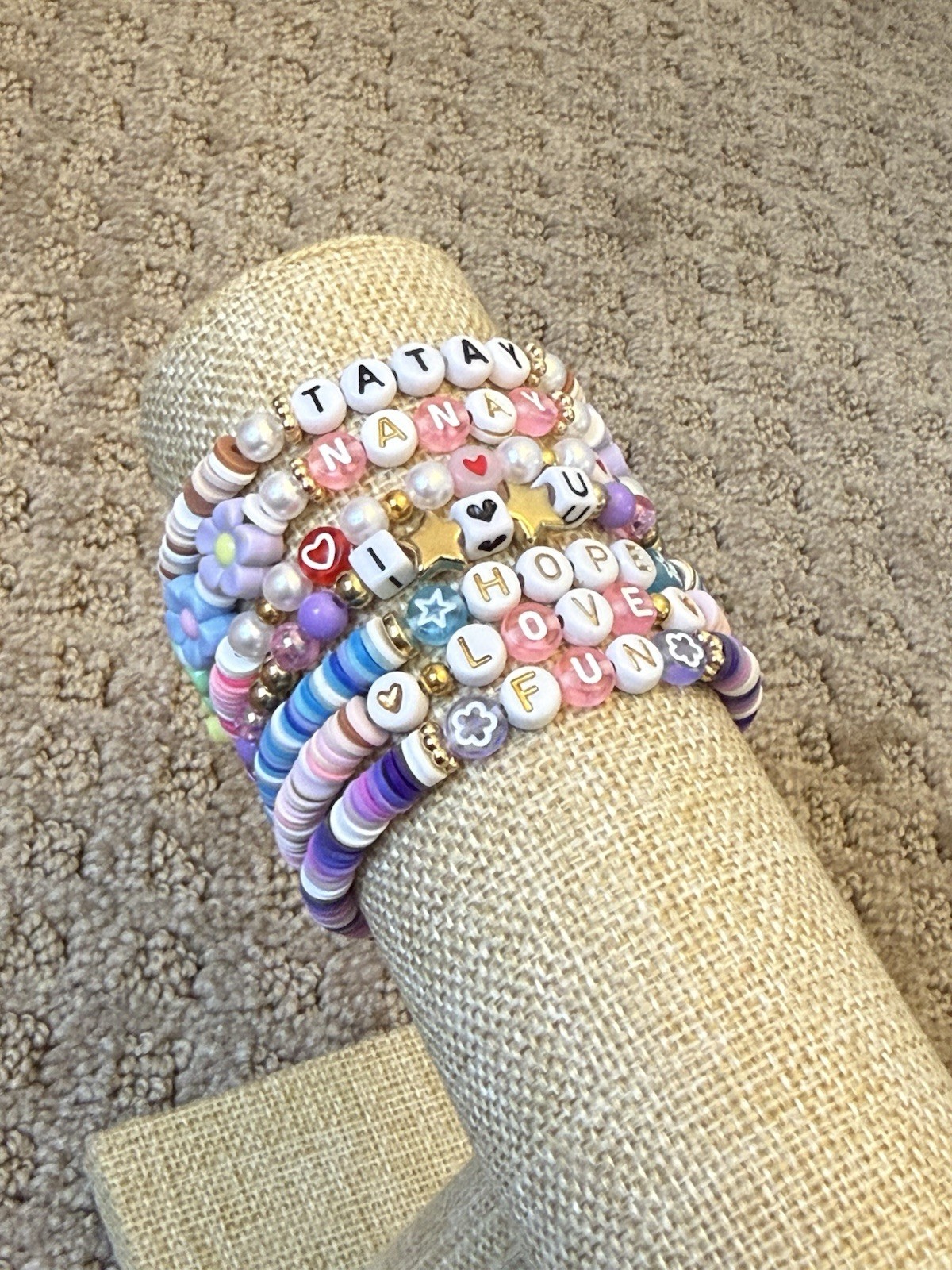 beaded bracelet (can do made to order)