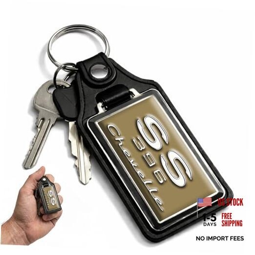 Car Key Chain for Chevelle – Classic Models Keychain for SS 1969 Gold Ss 1969
