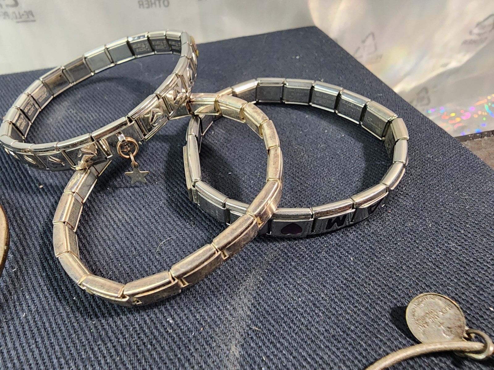 VTG to NOW Costume Bracelets Silver/Gold/Copper Tone Lot of 20+ Mixed Materials