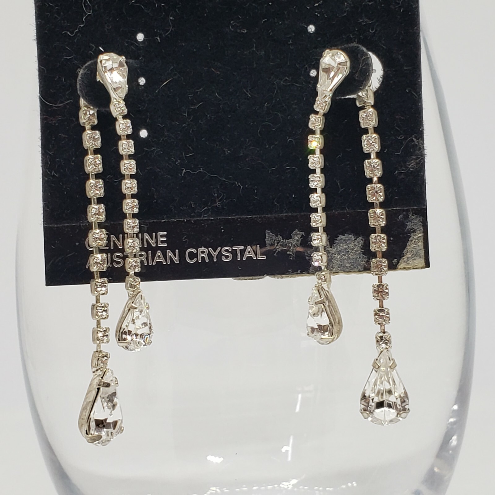 VIESTE Crystal Collection EARRINGS Prom, Bridal, Wedding, Party, NEW Dangle