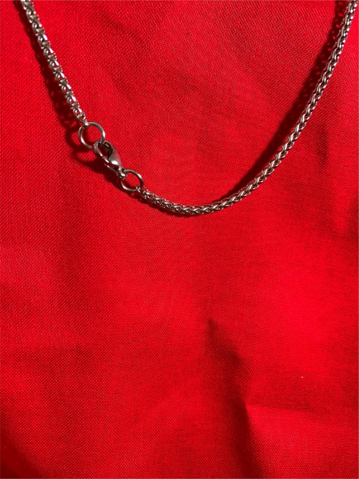 36 inch 3 mm Stainless Steel Braided Wheat Rope Unisex Necklace Chain