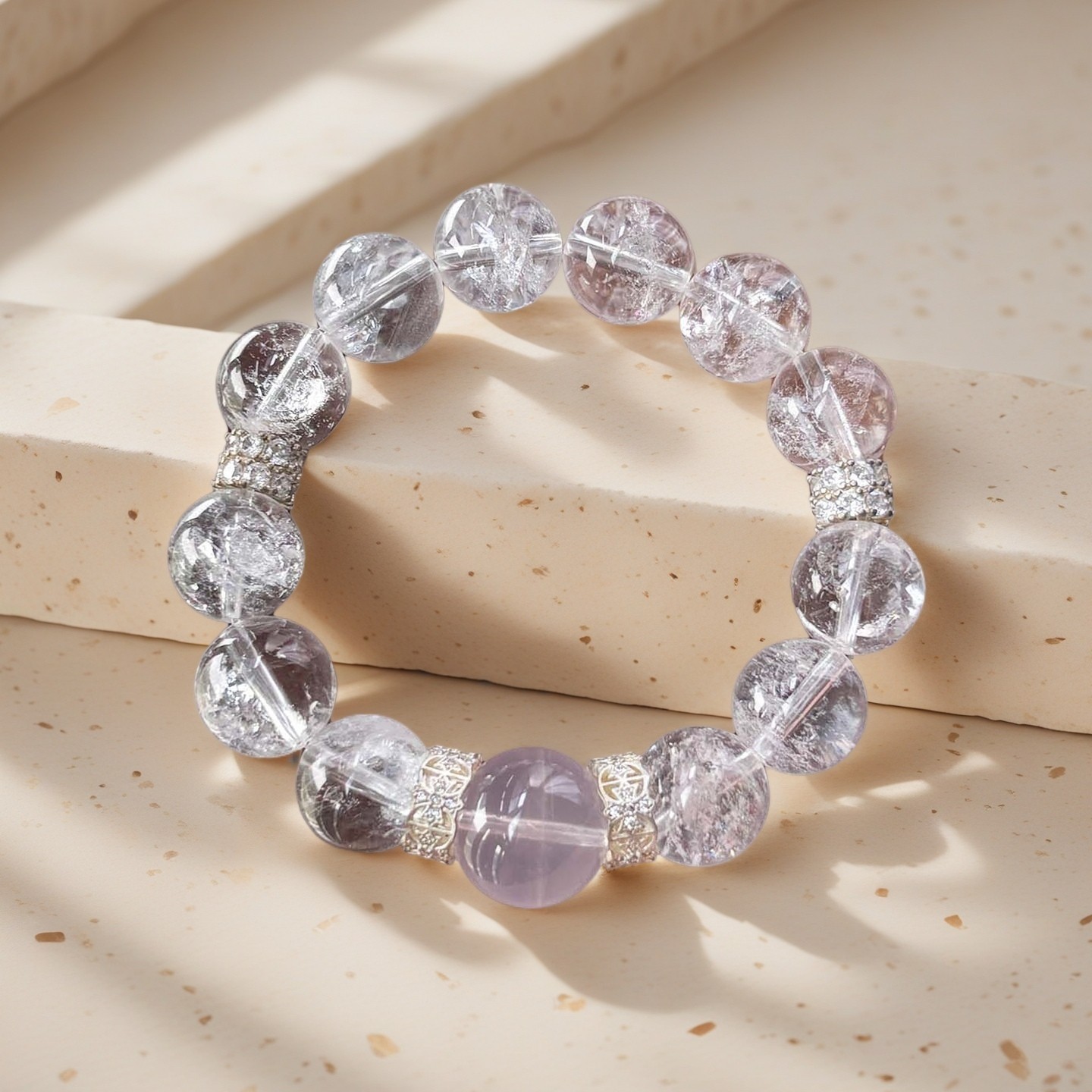 Handmade Natural White Crystal Set: Unleash Inner Clarity & Soothing Ambiance