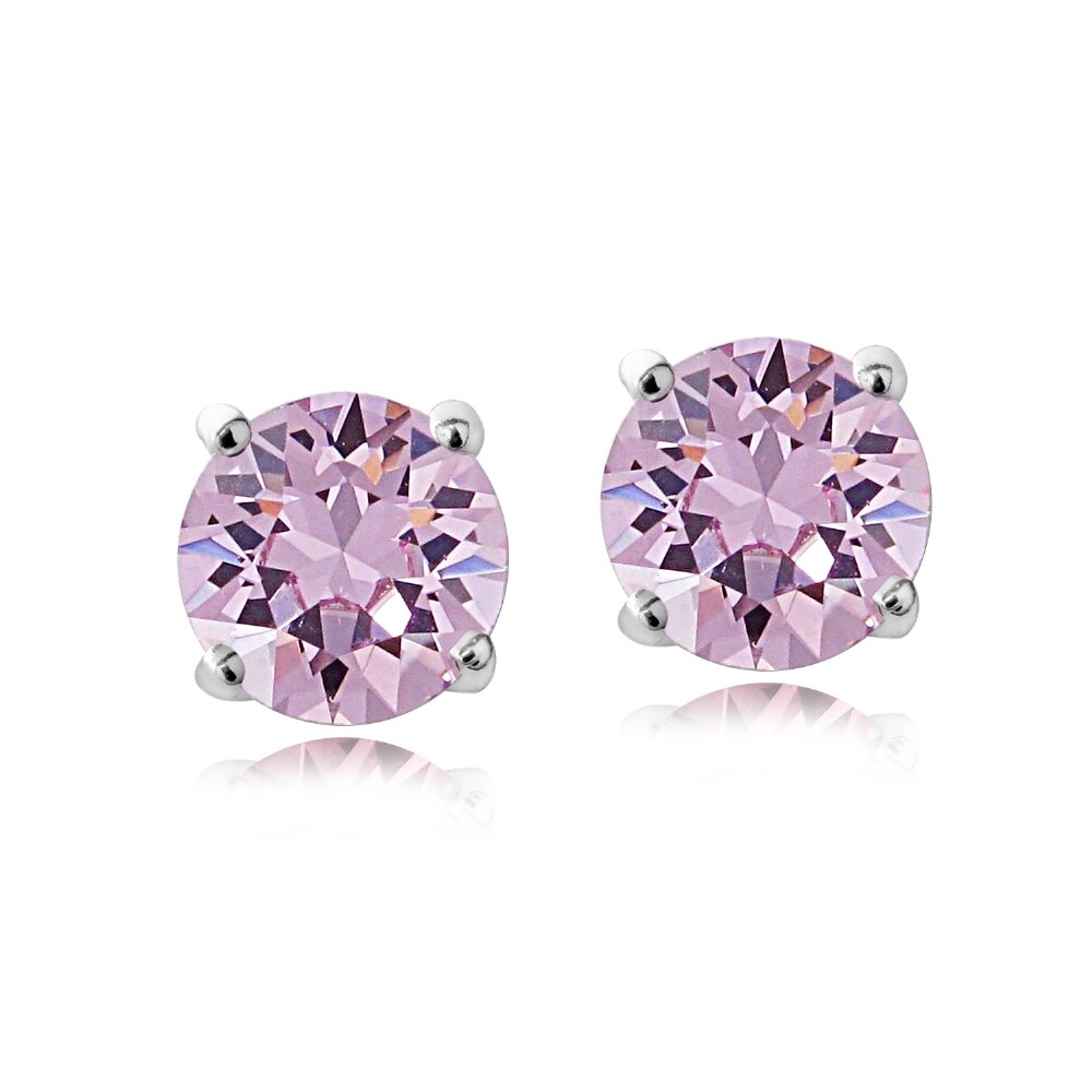 European Crystals Alexandrite June Birthstone Stud Earrings