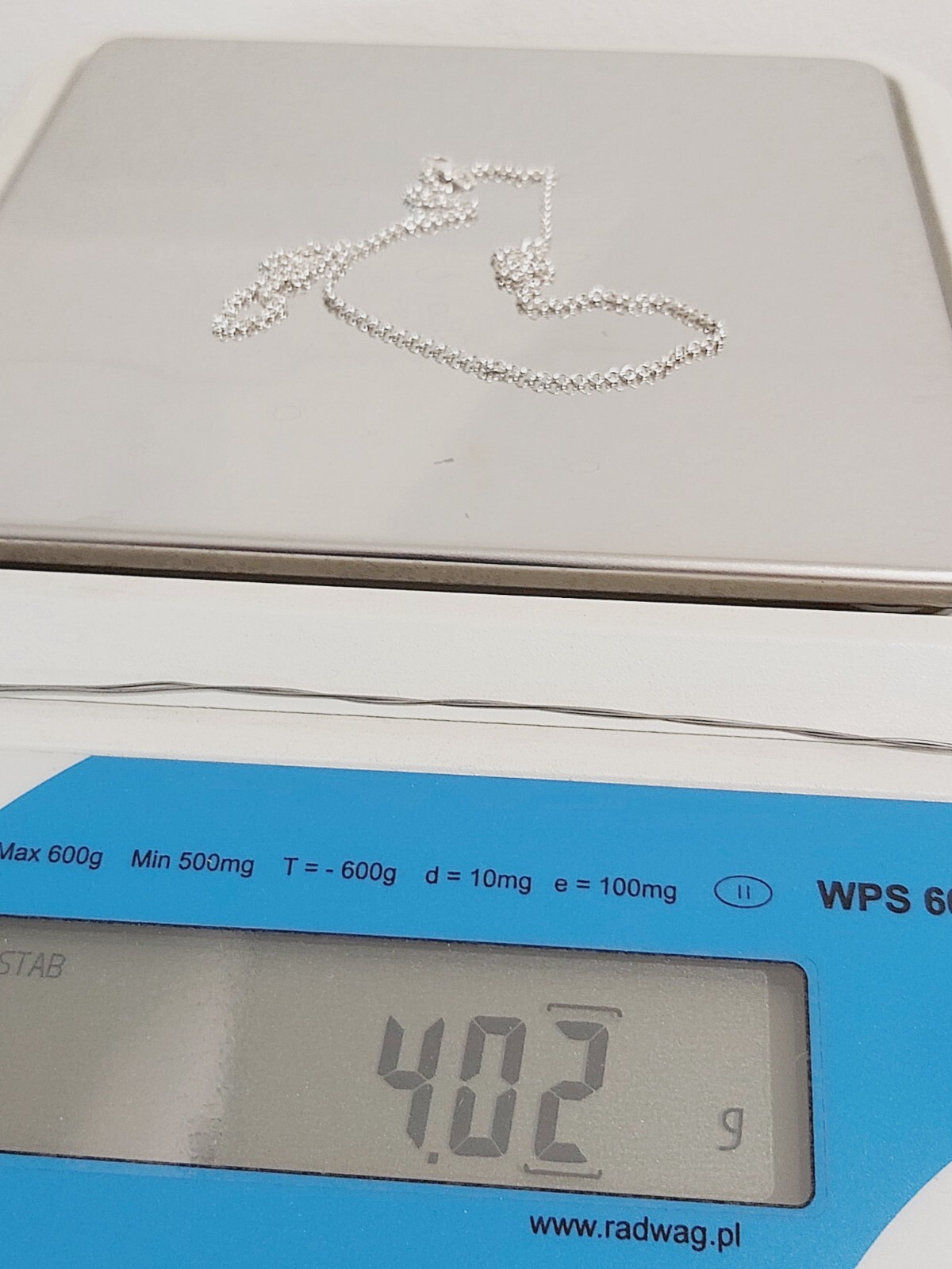 Nice Silver 925 Chain Length 45 cm ( 17.7 inches )