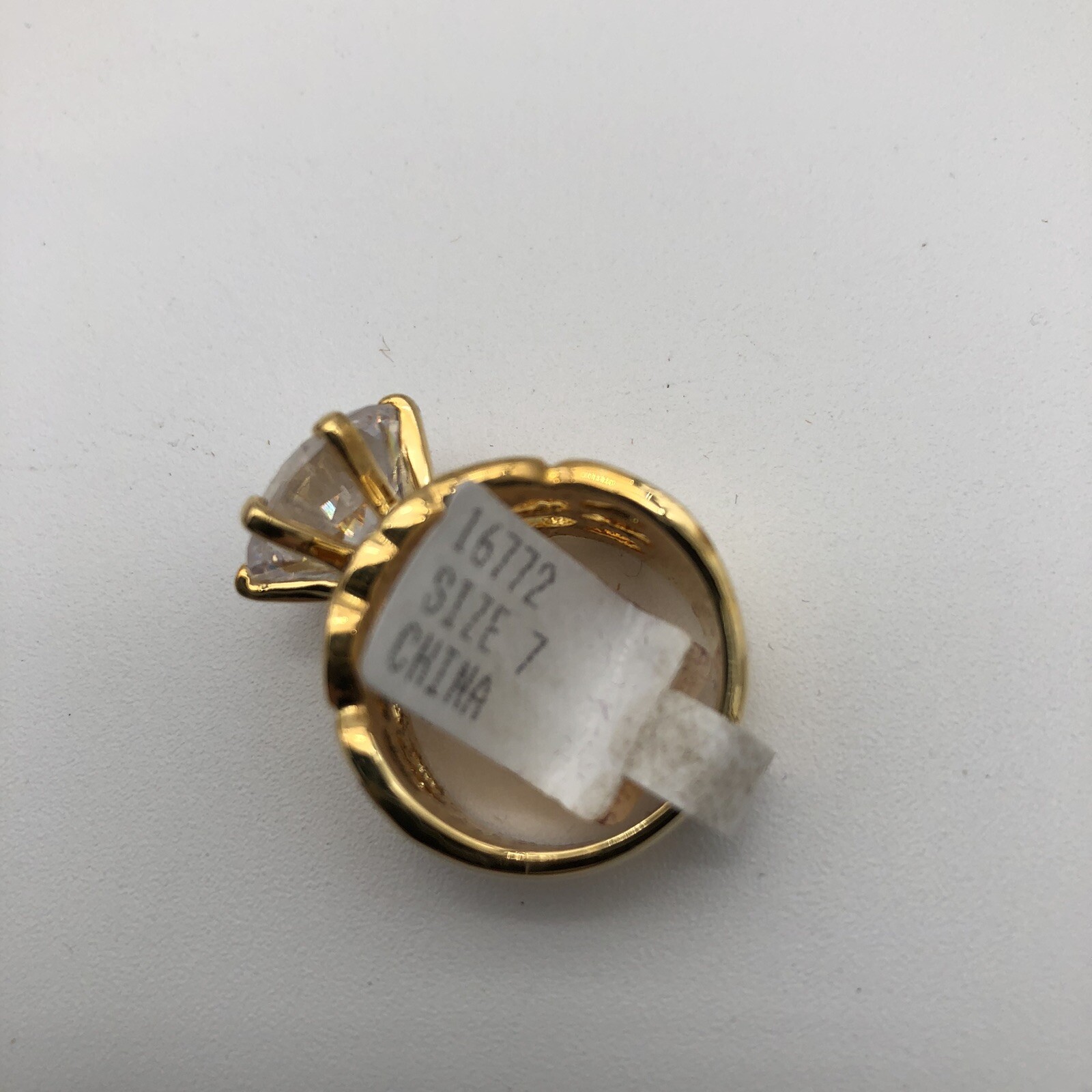 PALM BEACH JEWELRY Gold Electro Plate 16772 SZ 7 Rings – New In Box – Costume