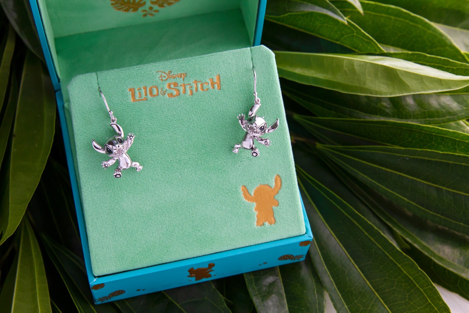 Disney X RockLove NEW ‘Lilo & Stitch’ Stitch Dangle Earrings in Sterling Silver