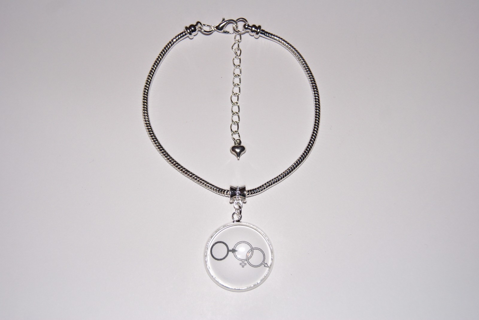 Cuckold Husband Charm Euro Anklet Ankle Chain Jewellery Interracial Hotwife BBC