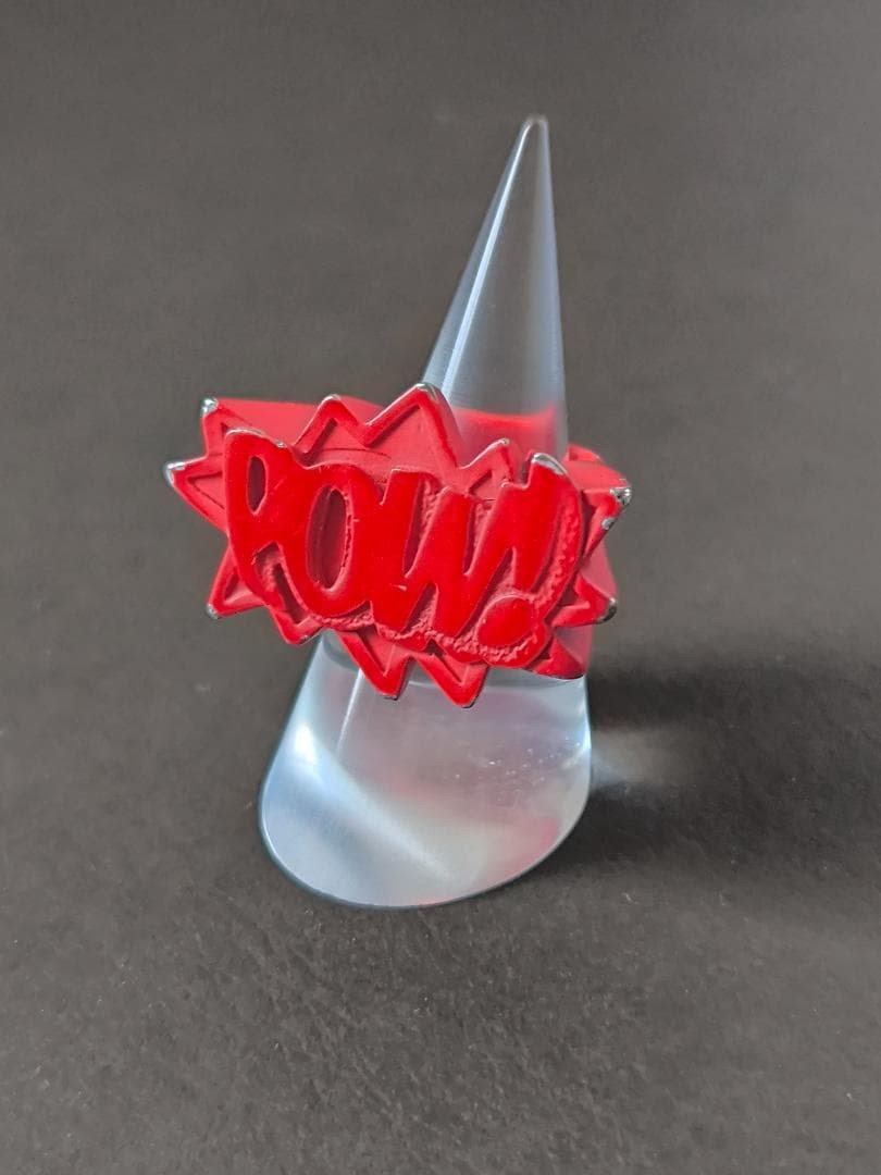 Ambush Pow Ring Red Inner Diameter 17.7mm Men’s Accessories Used