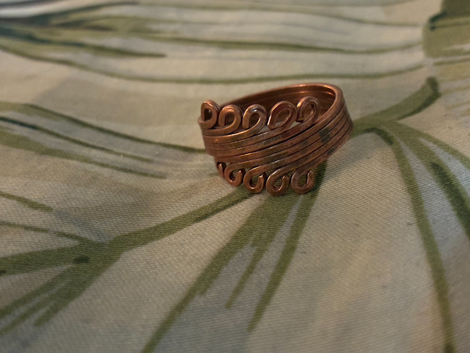 Solid Copper Ring CR33 – 1/2 an inch wide. – Available in sizes 7,8, & 9.