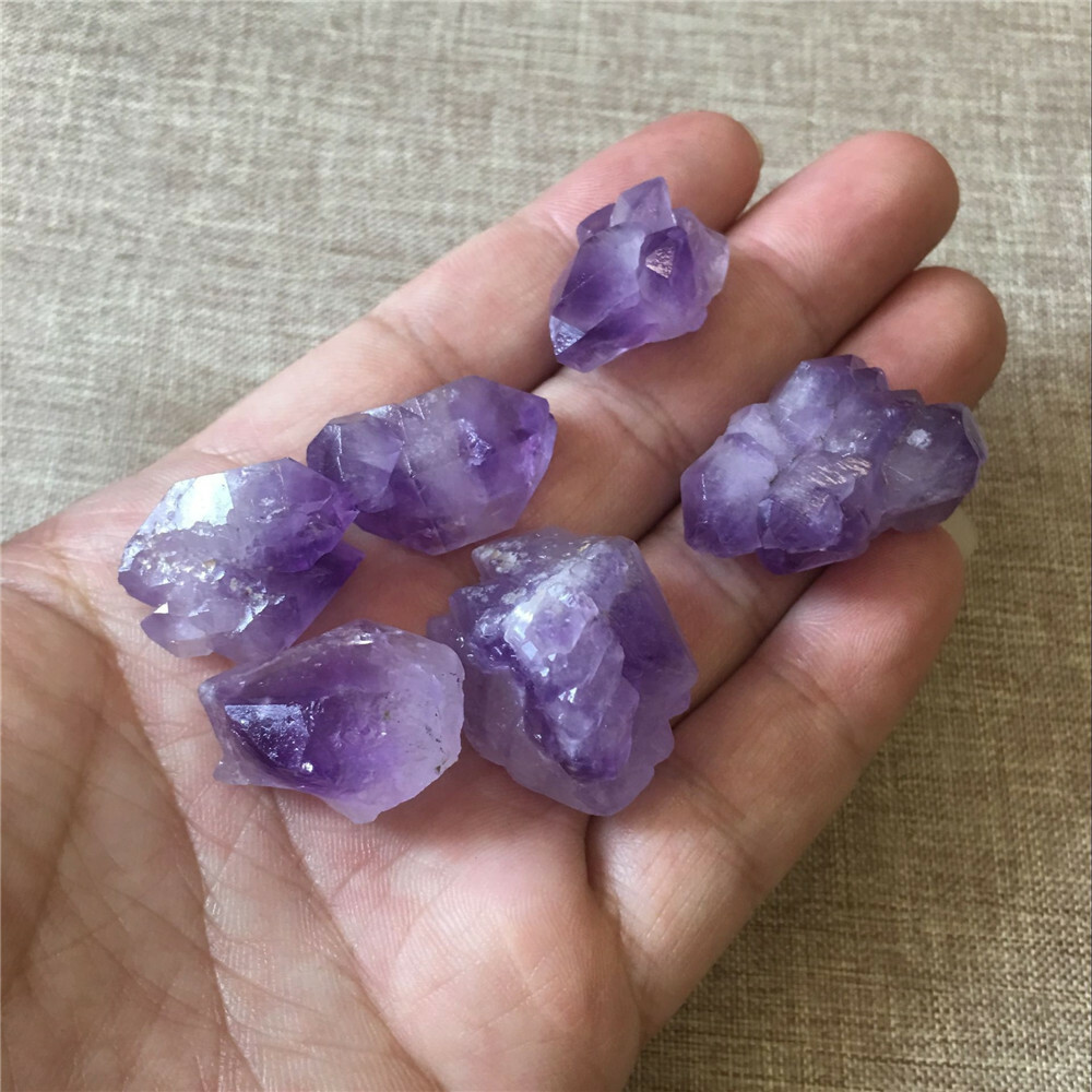 Lot 100g Natural Amethyst Rough Quartz Crystal Mineral Specimens Healing Stone