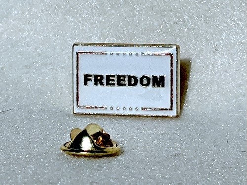 Freedom Lapel Pin/Badge (Charlie Kirk Tribute)