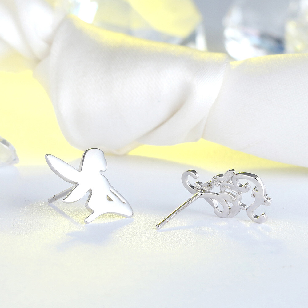 Fairy Butterfly Sterling Silver Stud Earrings for Women Ginger Lyne Collection
