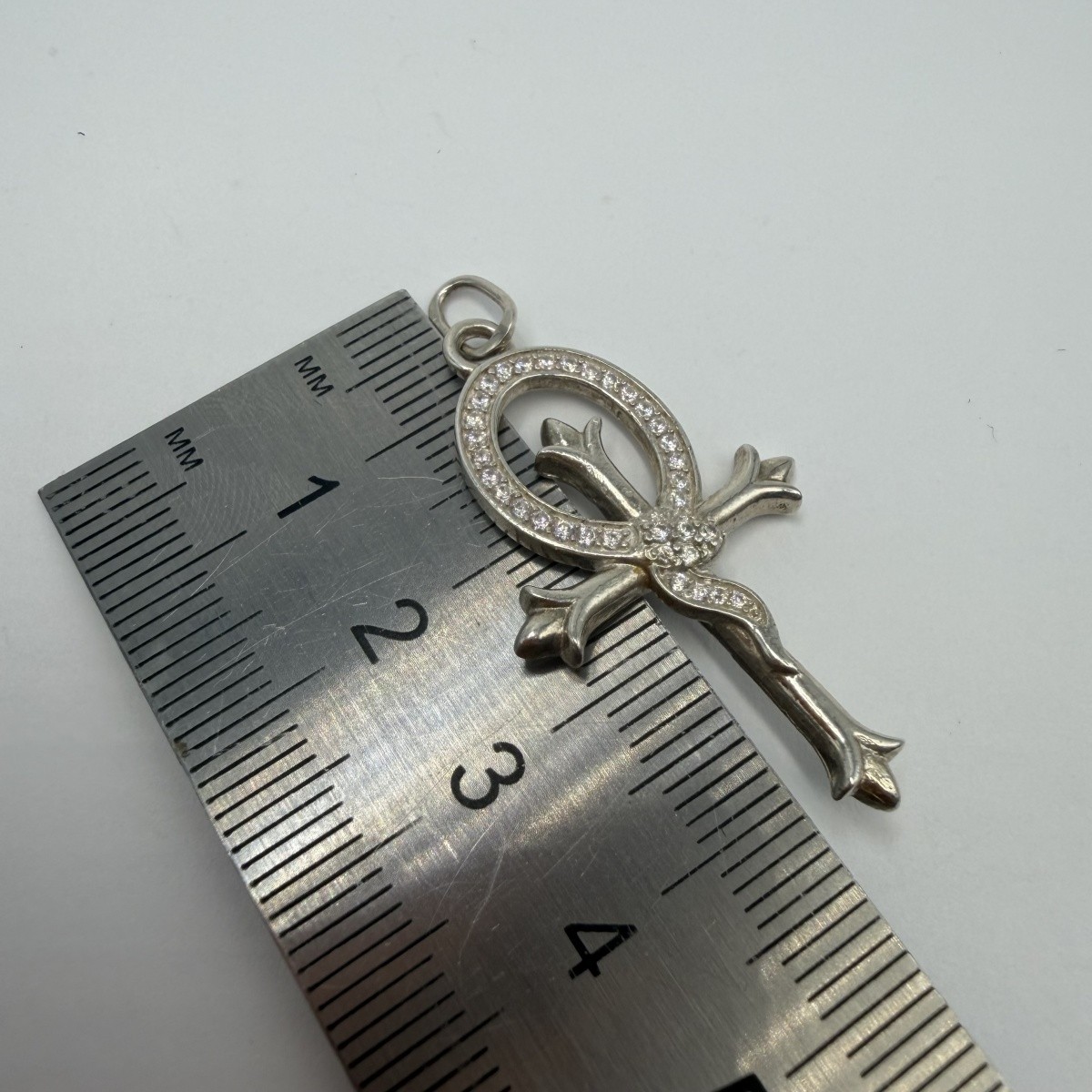 Vintage 925 Sterling Silver Cross Pendant Hallmarked Antique Religious Charm