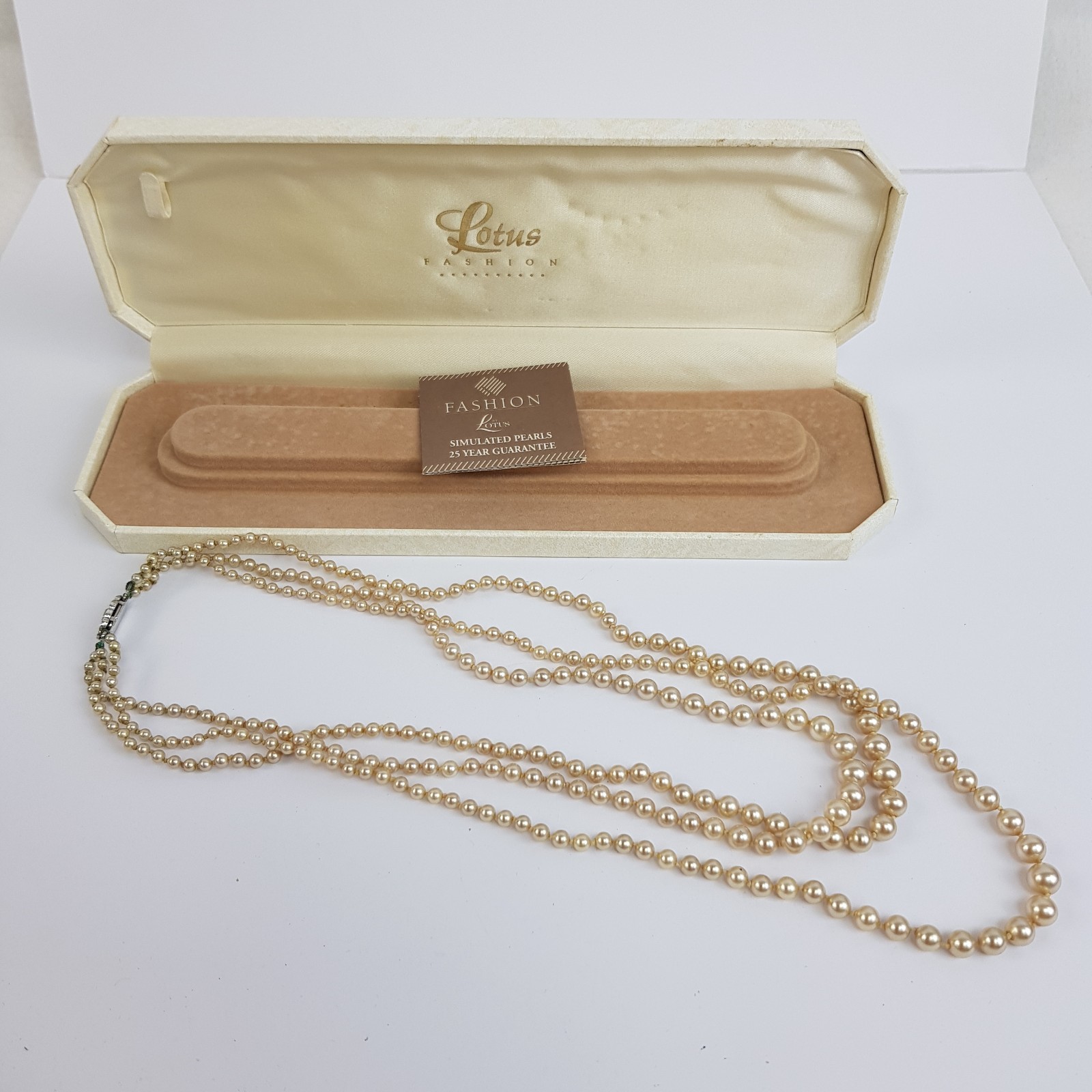 JOB LOT X4 Simulated Pearl Necklaces Various Lengths (See Description)