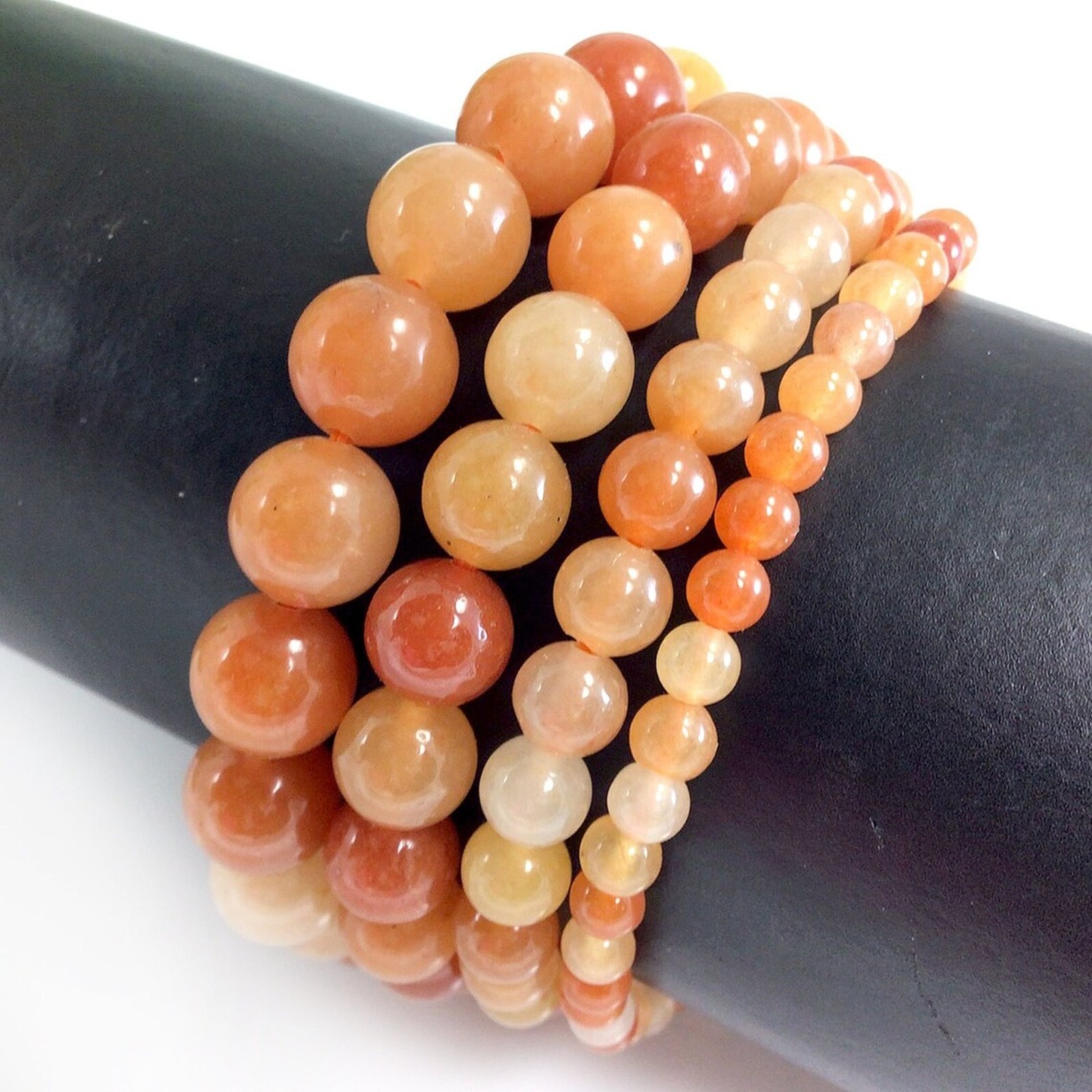 Aventurine Bracelet Handmade Natural Gemstone Stretch Beaded 4mm 6mm 8mm 10mm 12