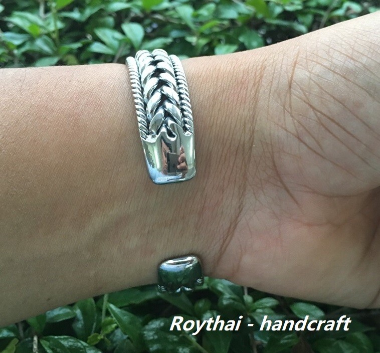 Bracelets Bangle Handmade Stainless Steel welding wire Silver Color #3