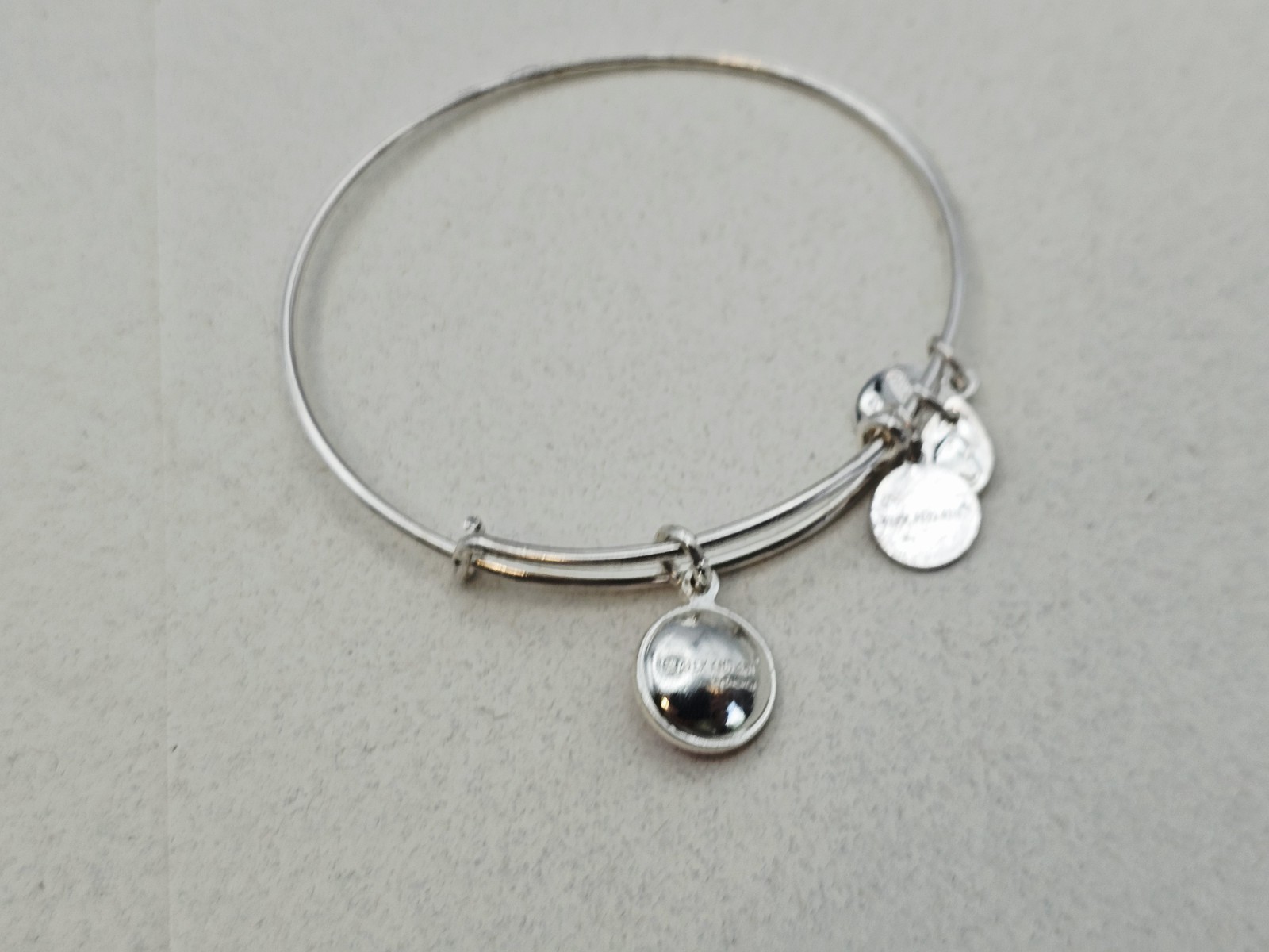 Alex & Ani July Birthstone Red Swarovski Crystal Charm Bracelet – Silver ✨