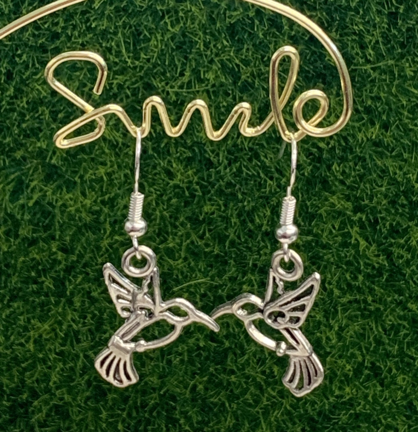 Hummingbird Earring, Bird Earrings, Bird Jewelry, Gift Idea, Hummingbird Jewelry