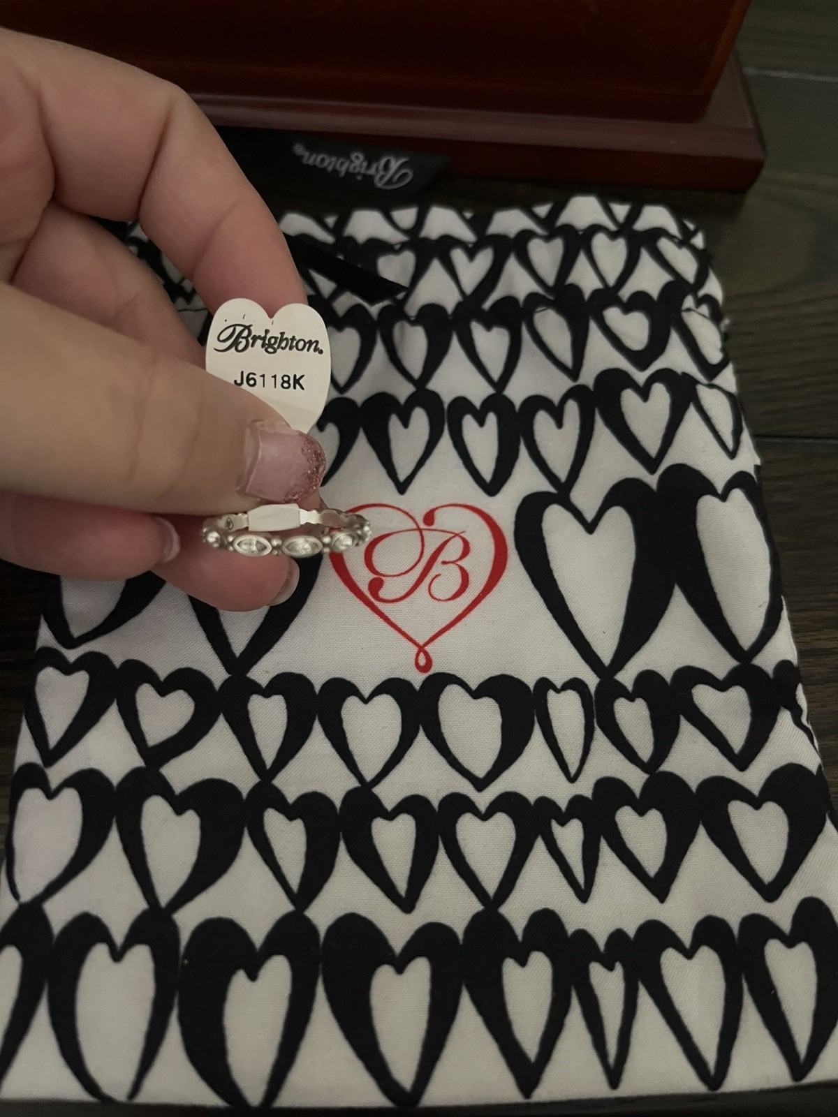 Brighton Ring Scalloped Stacking Size 9 NWT