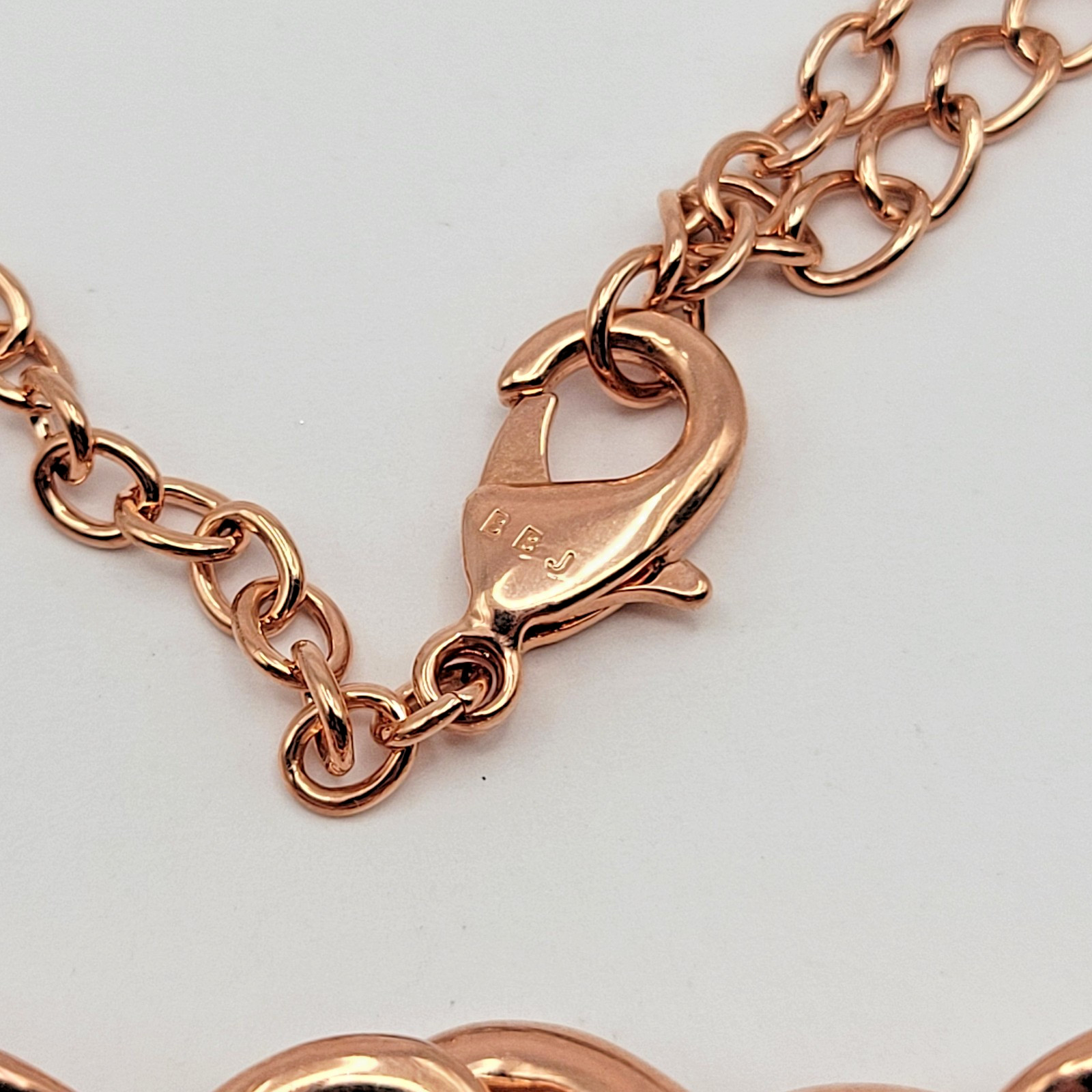 JTV Timna Jewelry Collection Copper 10.5mm Infinite Link Chain Necklace ~ 18-20″