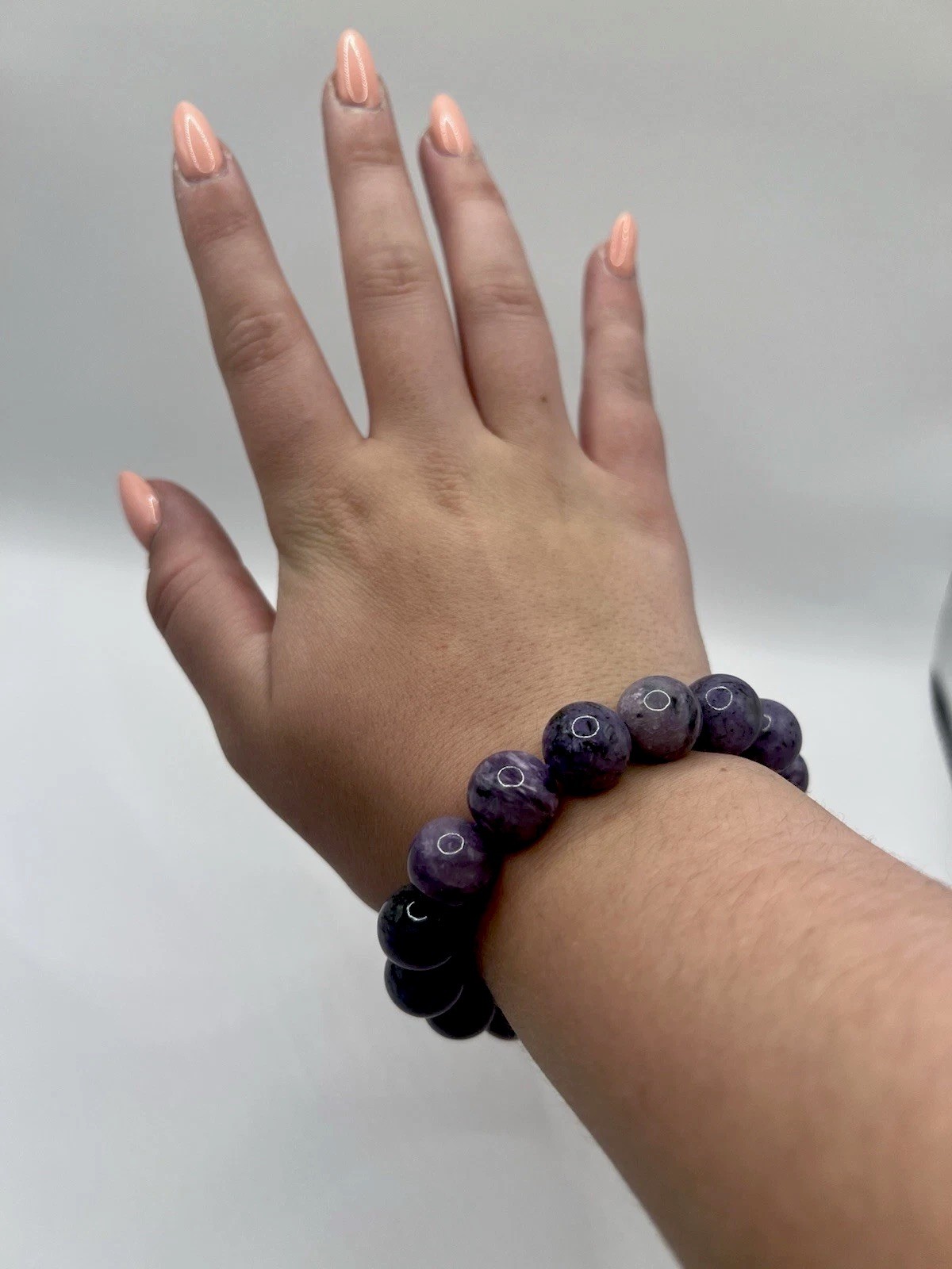 Beaded Charoite Bracelet