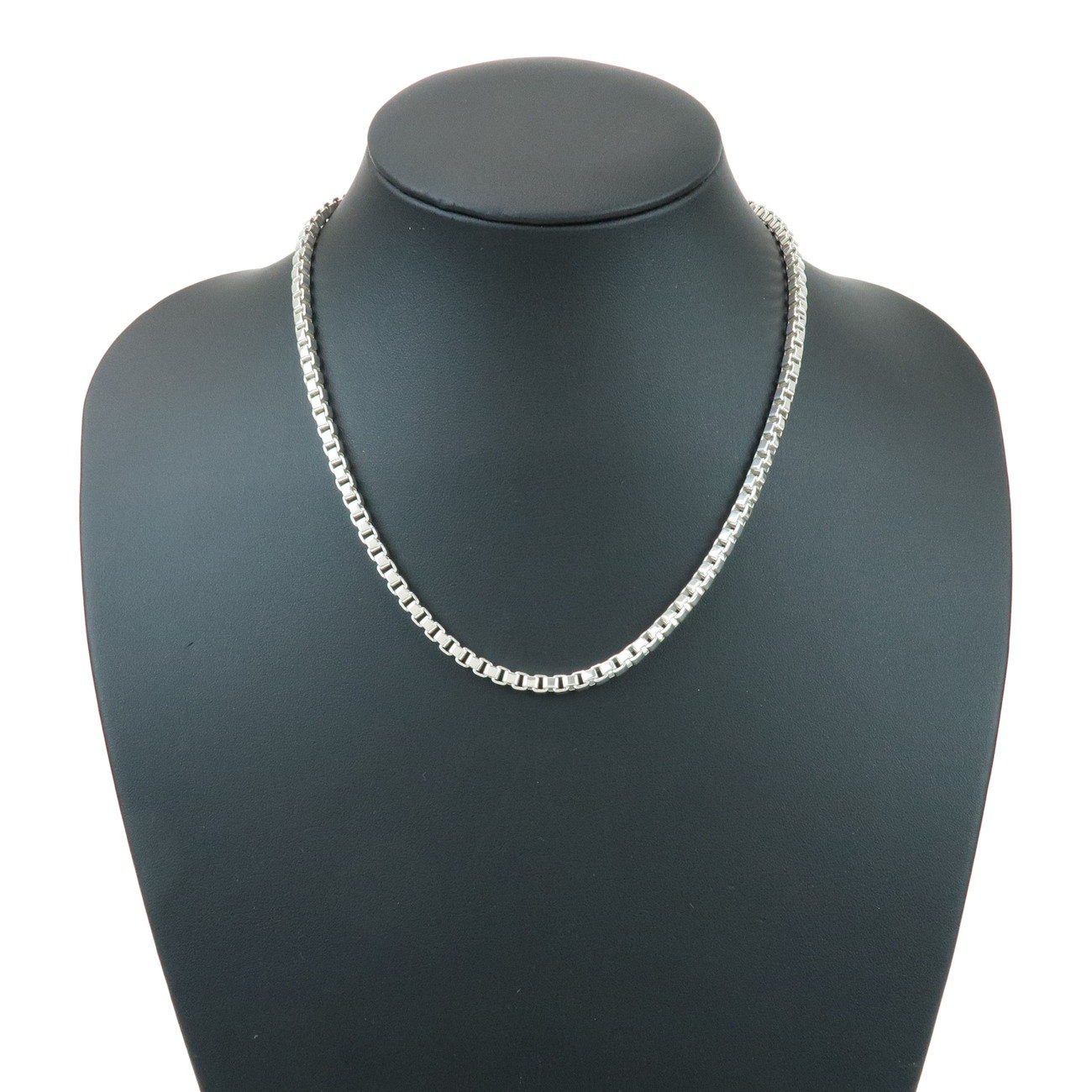 Tiffany & Co Venetian Link Necklace SV925 Silver Authentic Used F/S