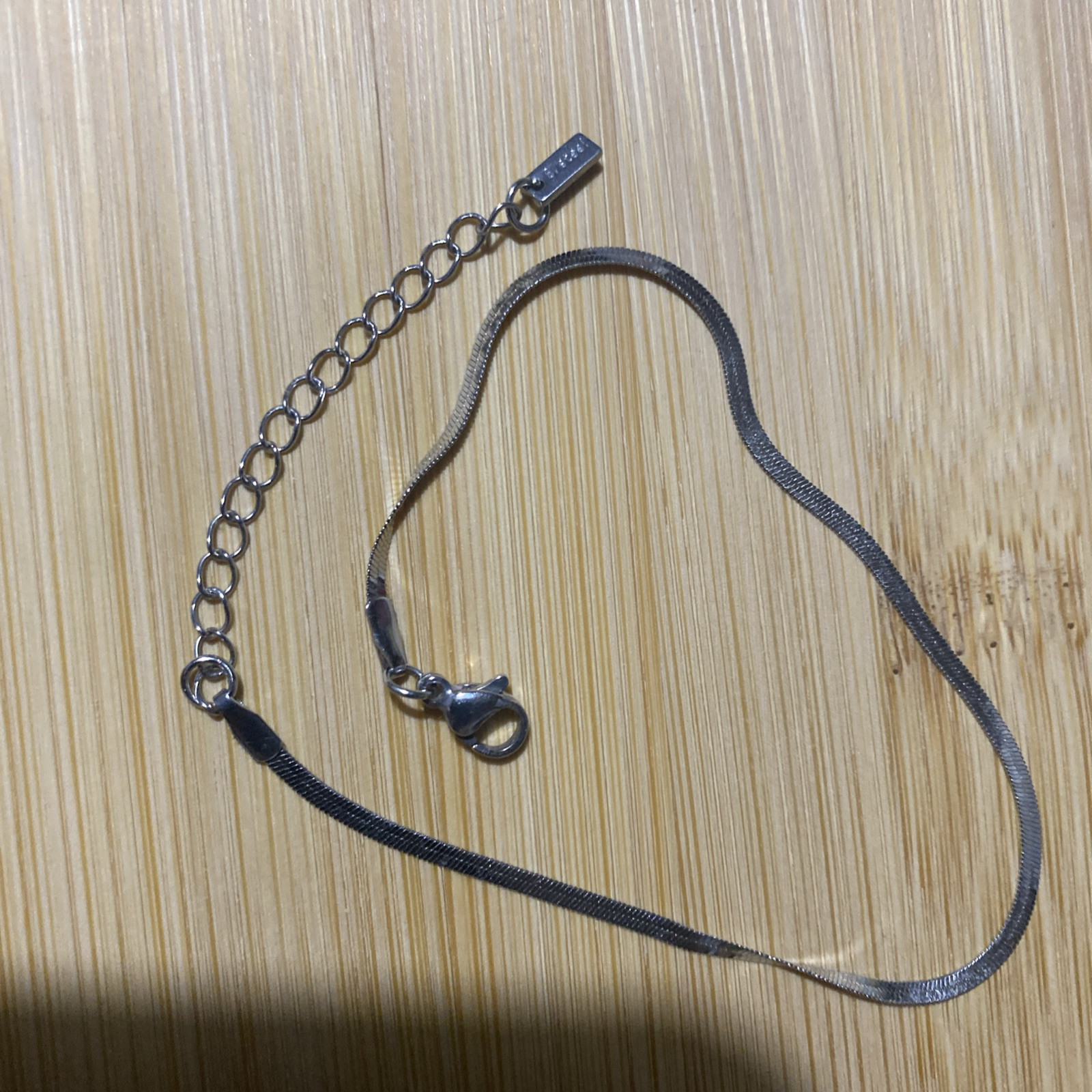 7inch S. Steel Bracelet With 2 Inch Extender Lobster Clasp