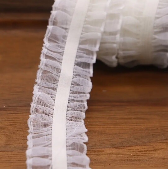 New Fashion Ladies Women Elastic Black,white Ruffle LACE Chakor Necklace party