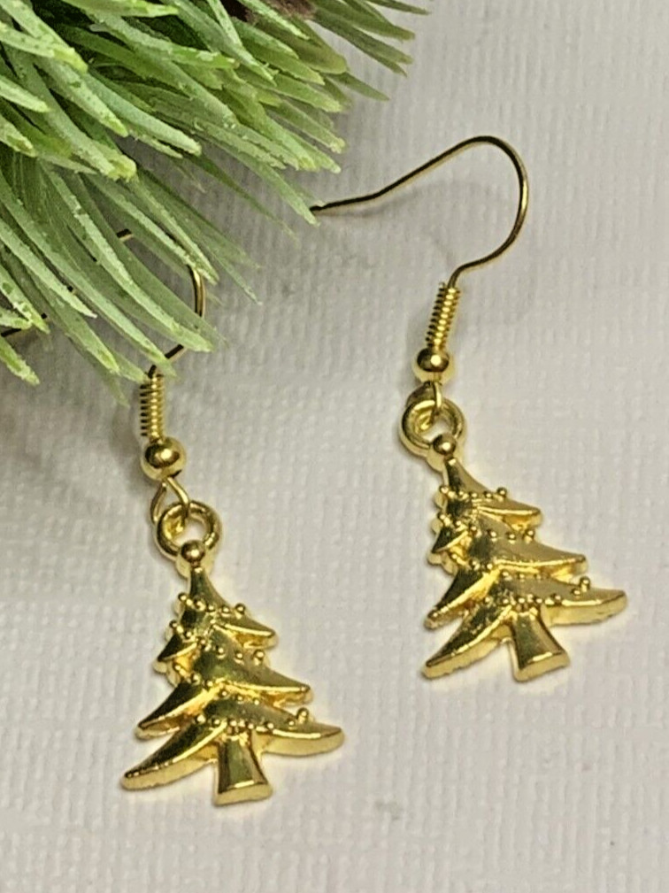 Tree Earring, Gift Idea, Nature Earring, Christmas Tree Earring, Holiday Earring