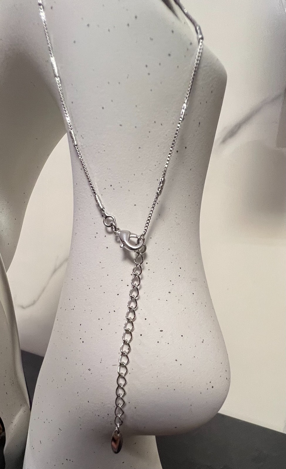 Layered Basic White Chain Necklace – Copper Alloy Plated, Simple Choker