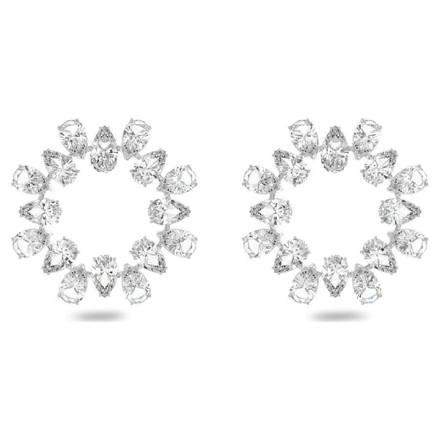 Swarovski Millenia White Large Crystal Octagon Cut Luxury Jewelry Set