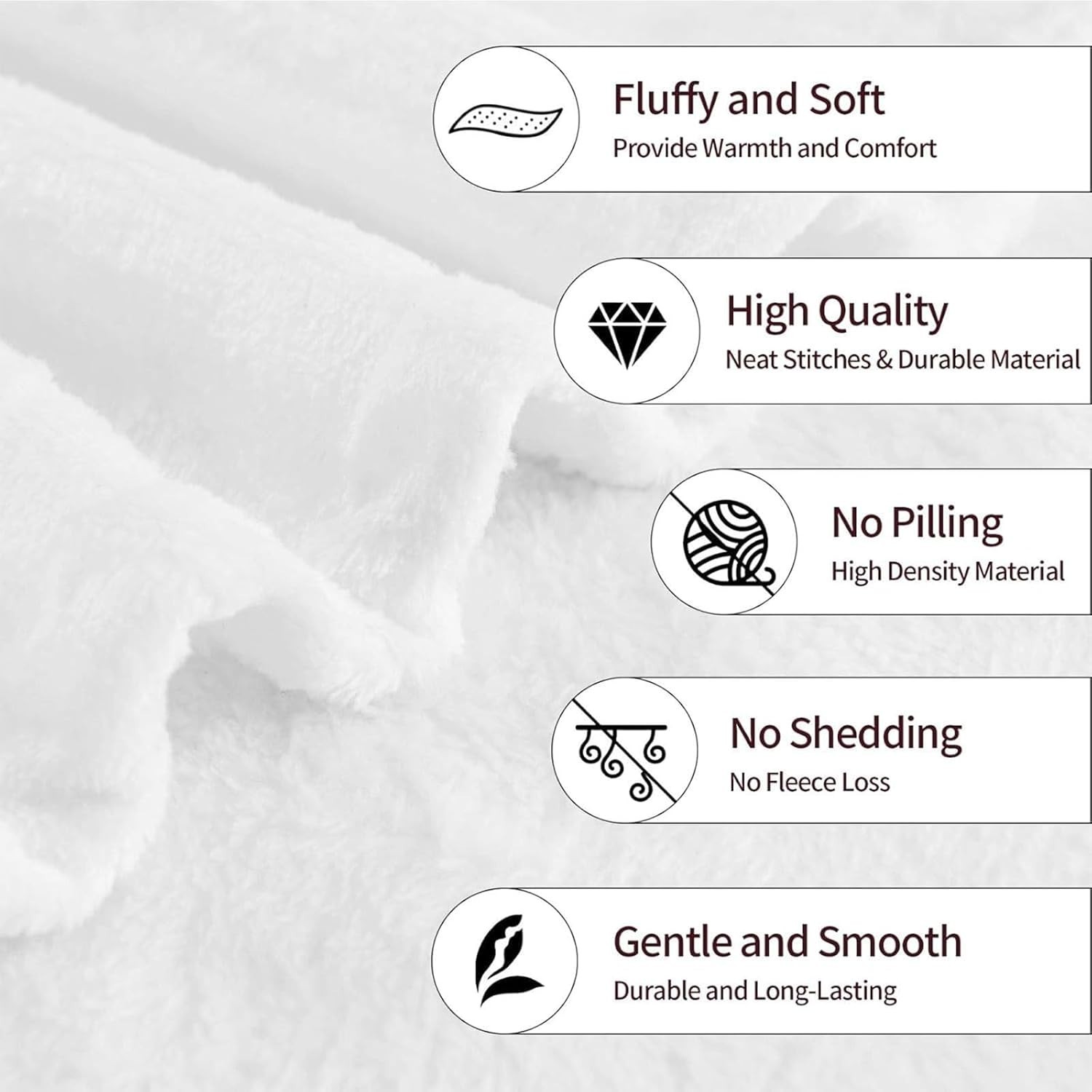 Lightweight 60x50in Healing Thoughts Blanket for Wives – Encouraging Gift
