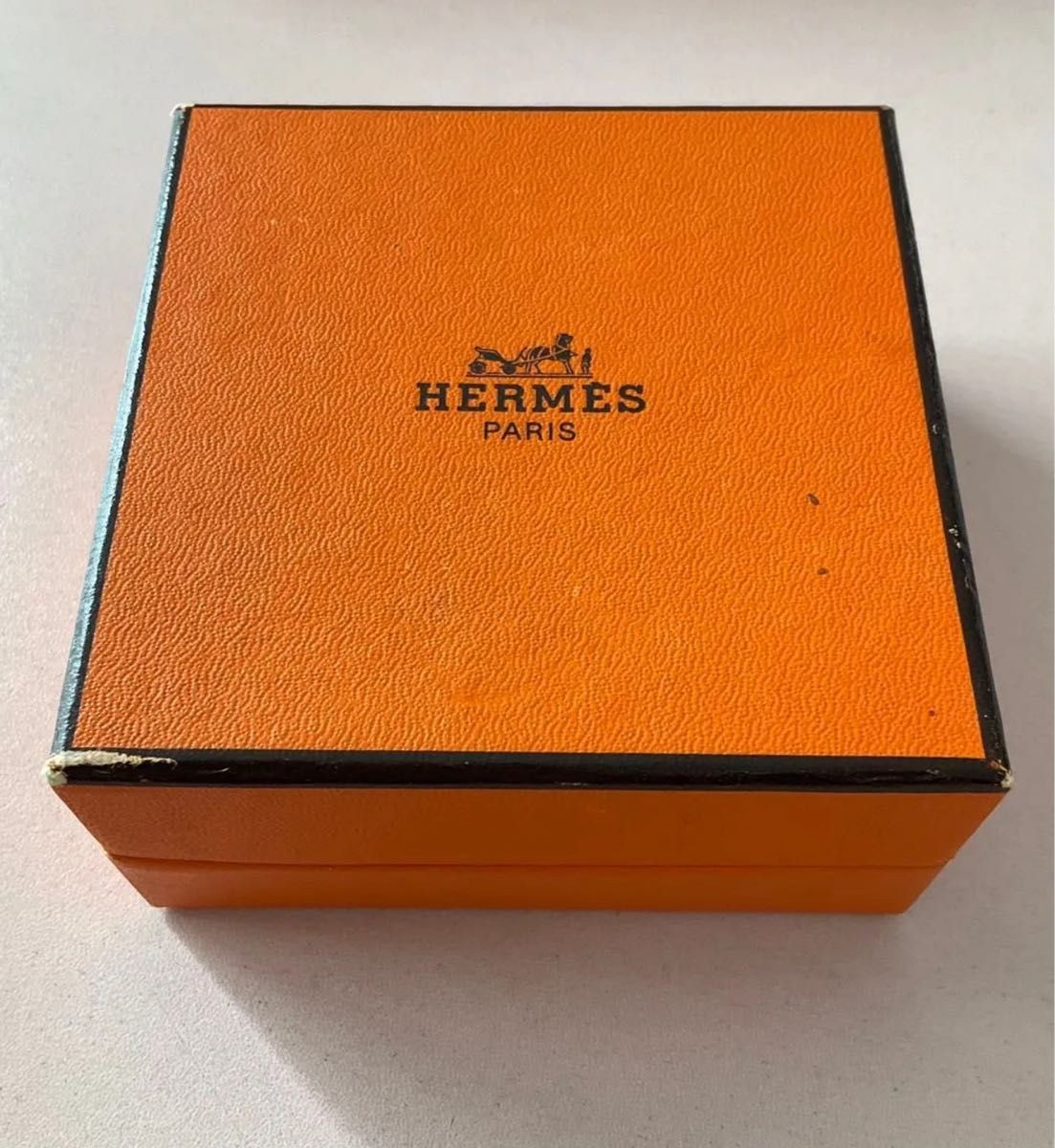 HERMES Cloisonne Enamel Email GM Bangle Bracelet Royal Blue Silver Women