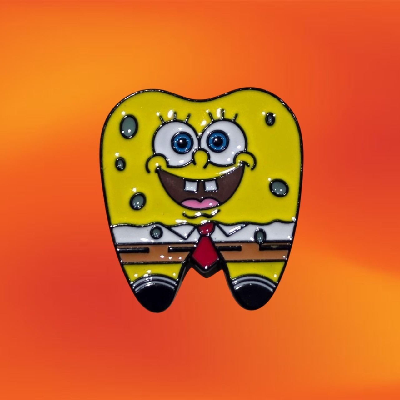 NEW SpongeBob Tooth Enamel Pin Brooch Badge Unique Cool Cartoon Characters AU