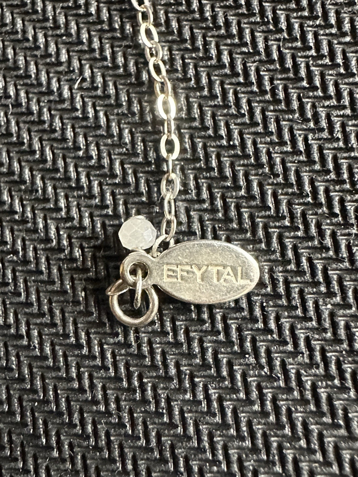 EFYTAL Sterling Silver 925 N,E,S,W Compass Pendant Necklace, 18.5in Long