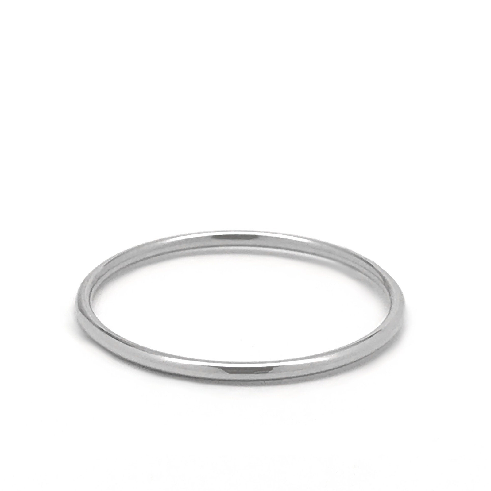 Thin Stainless Steel Band Ring (1mm)